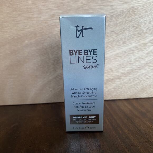 IT Cosmetics Bye Bye Lines Serum Anti-Aging Wrinkle Smoothing 1 fl oz - Picture 1 of 7